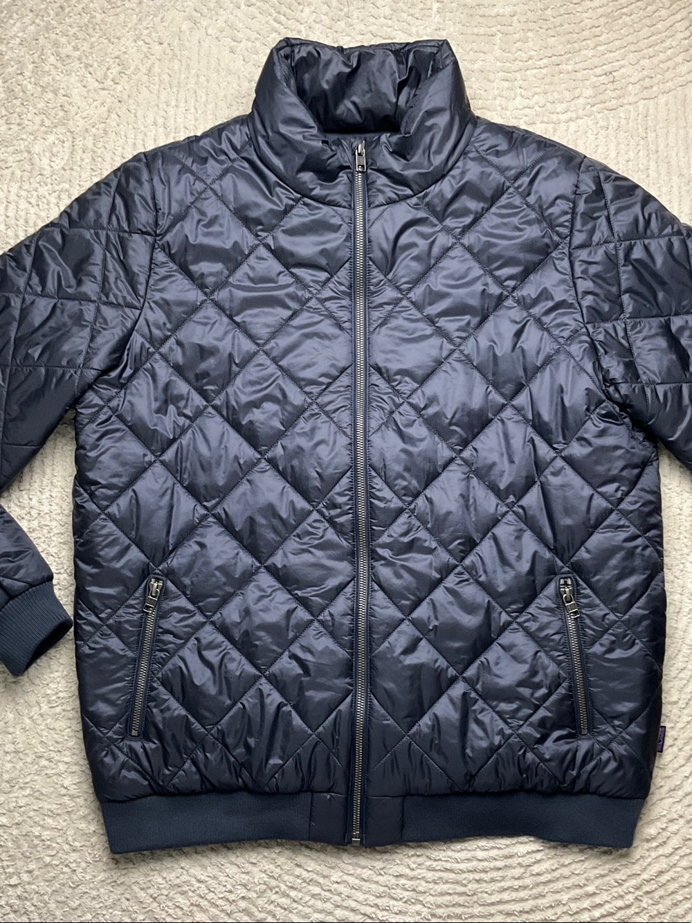 Patagonia Women's Prow Bomber Smolder Blue Jacket Style #28106 FA2019 - Picture 5 of 16